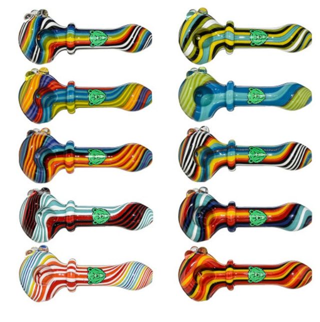 Assorted Rainbow Color Stripe Calibear