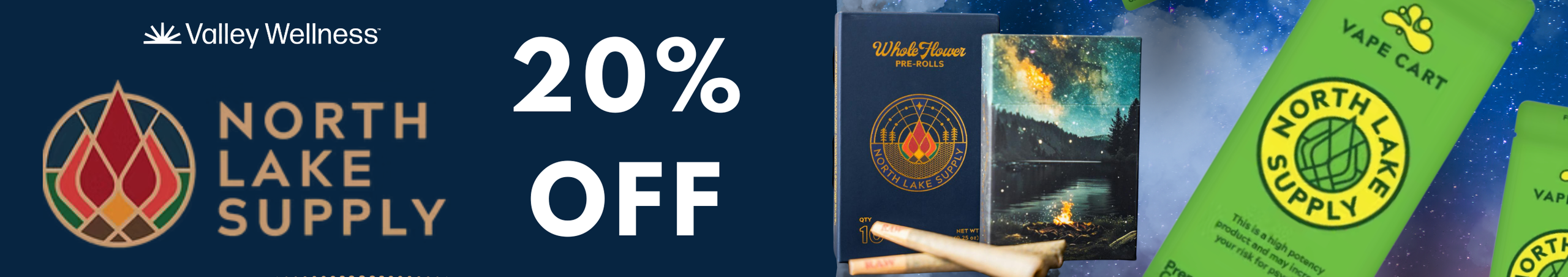 Cannabis Promo, Cannabis Sales, Cannabis Discounts, Cannabis on Sale, 20% Off North Lake Supply!