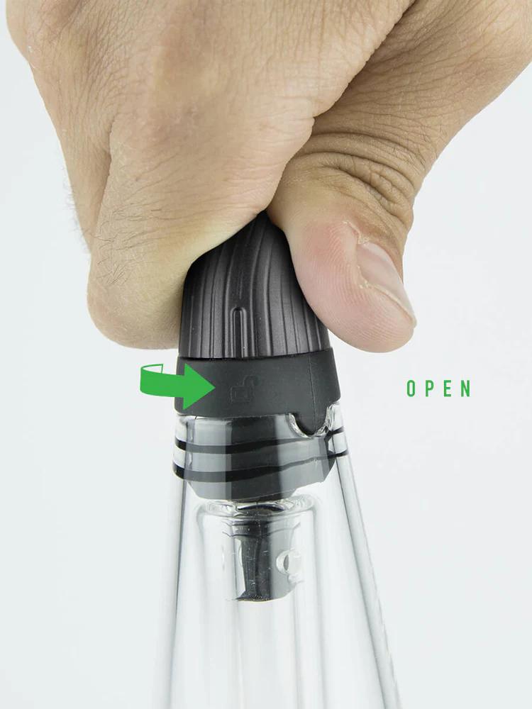 Peak Pro Travel Glass Shadow Black Puffco