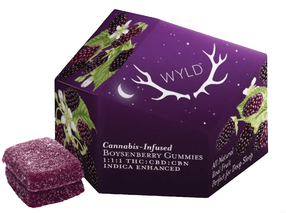 Boysenberry 1:1:1 THC CBD CBN Wyld