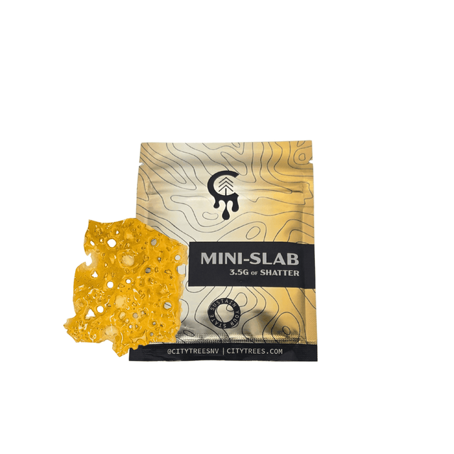 Tear Gas Shatter Mini Slab (3.5g) City Trees Tear Gas Shatter Mini Slab (3.5g) City Trees
