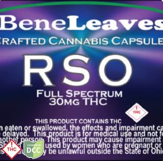 RSO Capsules 30mg BeneLeaves