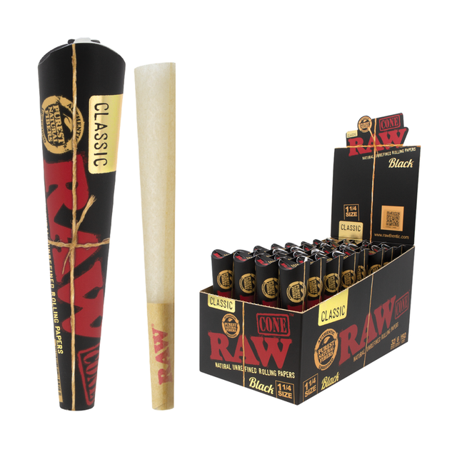 Black Classic Cones RAW