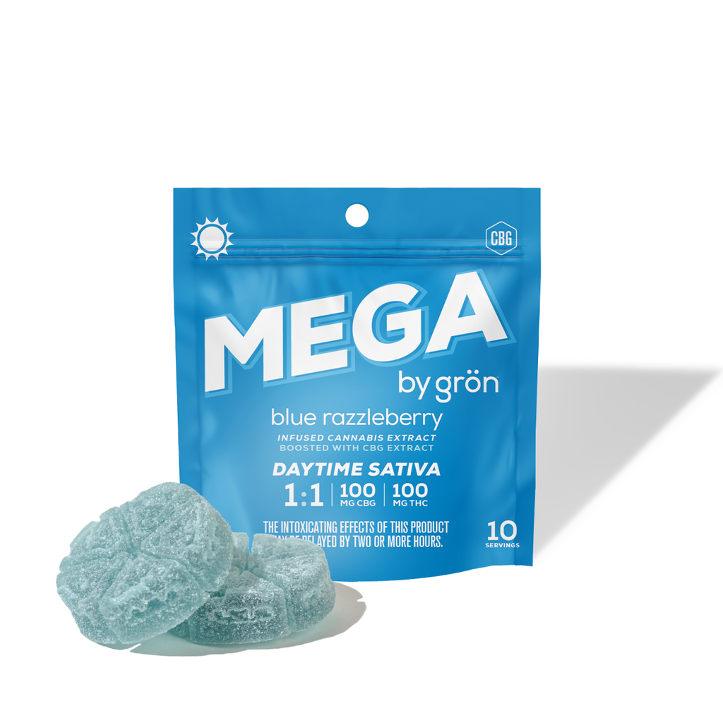 Mega Blue Razzleberry 💙 Gummy 100mg