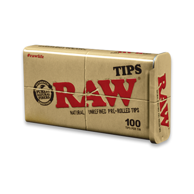 Pre-rolled Tips - Tin Box RAW