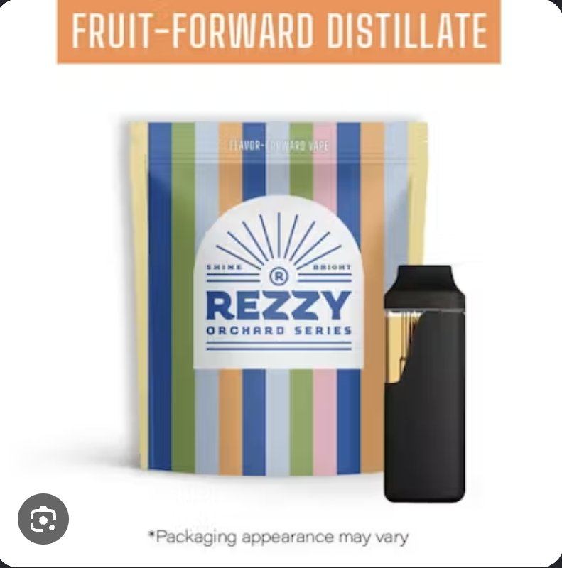 Rezzy Peach Rings Distillate Disposable 2g