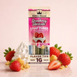King Palm 2 Mini Rolls - Strawberry Shortcake King Palm