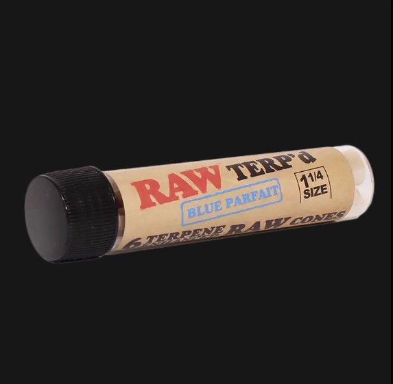 RAW | Terp'd Pre Roll Cones | 1 1/4 Size | Blue Parfait | 6pk RAW RAW | Terp'd Pre Roll Cones | 1 1/4 Size | Blue Parfait | 6pk RAW