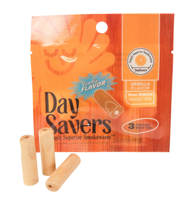 3pk FLAVORED Wood Tips + Cigar Bands Day Savers