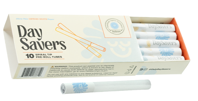 10pk Refined White Tubes + Spiral Tips Day Savers