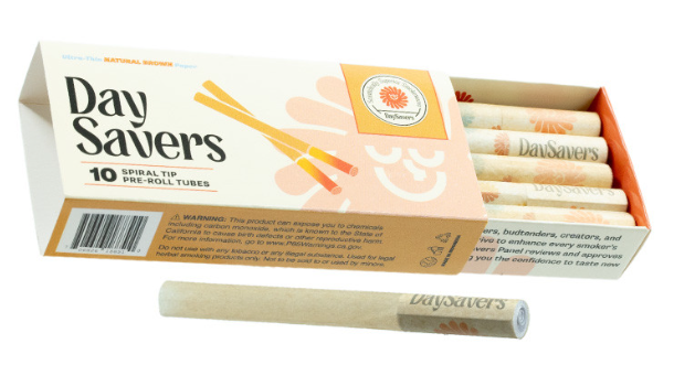10pk Natural Brown Tubes + Spiral Tips Day Savers