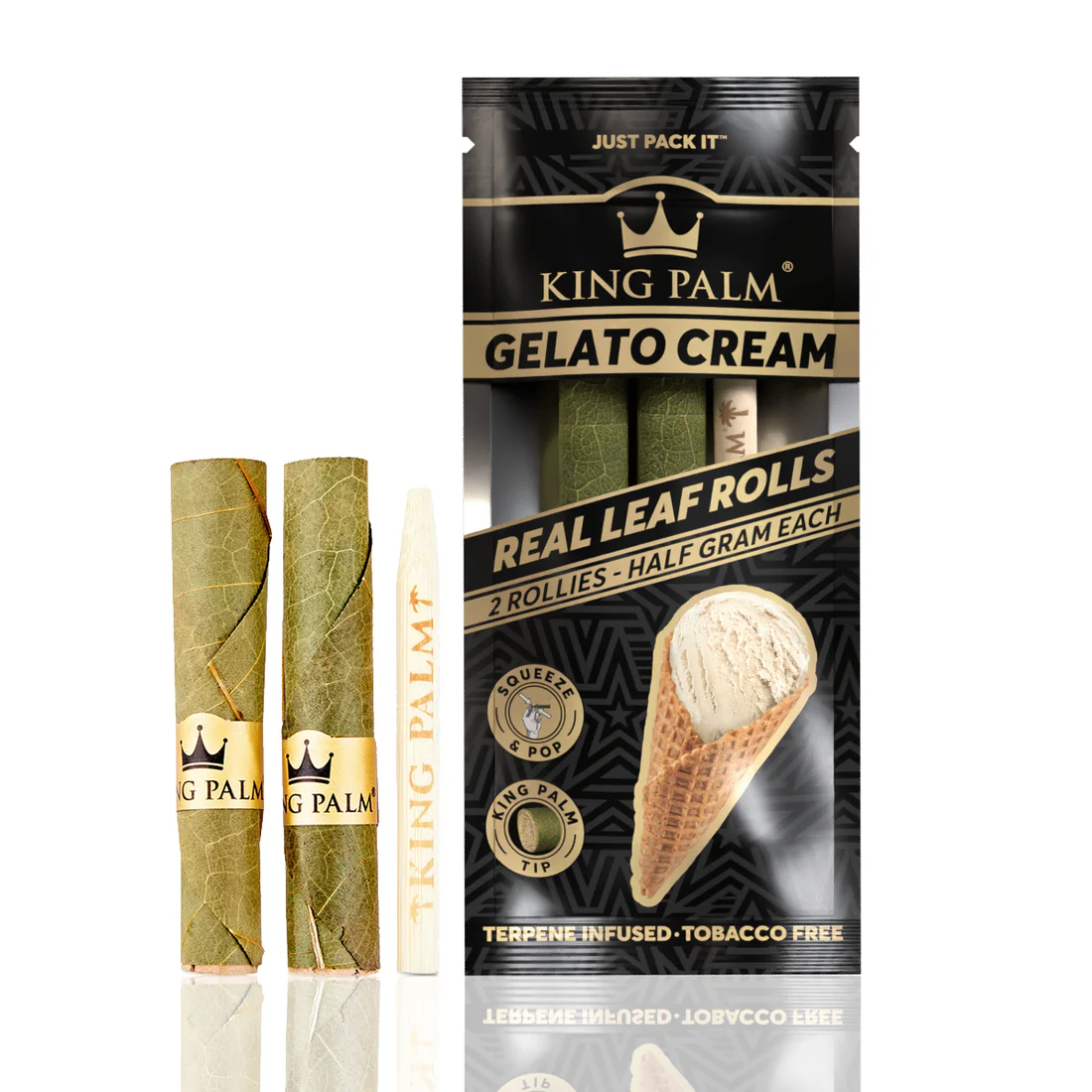 Mini Cones Gelato Cream King Palm
