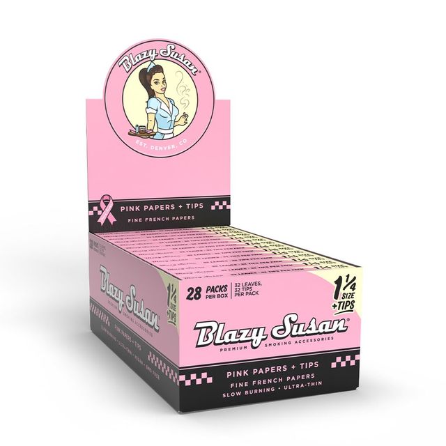 Pink 1 1/4 + tips Blazy Susan