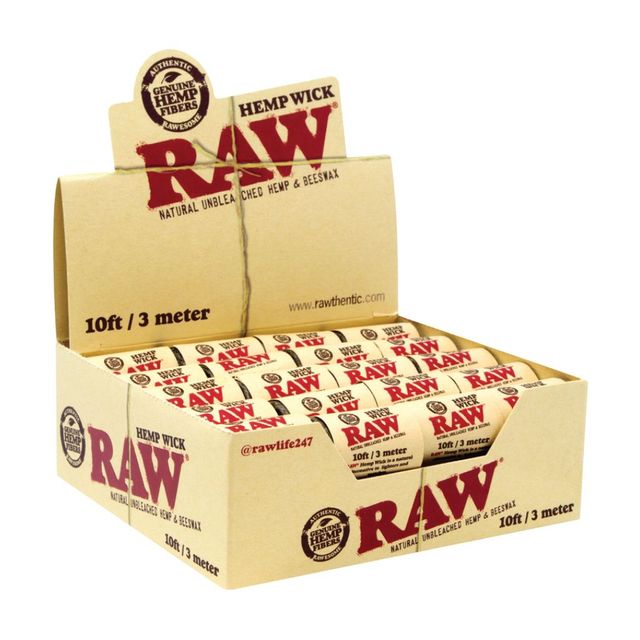 Hemp Wick 10ft RAW