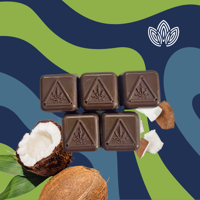 Coconut Dark Chocolate Treevana Remedy Coconut Dark Chocolate Treevana Remedy