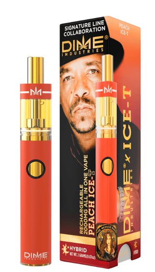 Peach Ice T Vape Dime Industries