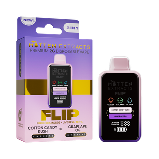 Cotton Candy Kush & Grape Ape Flip Mitten Extracts