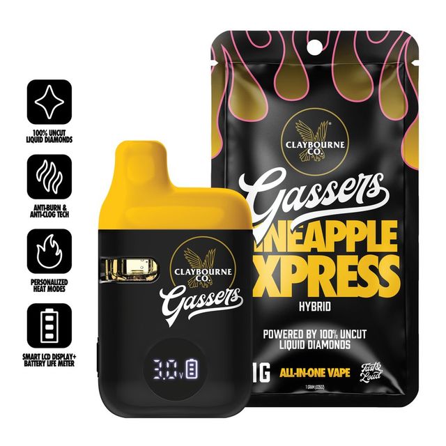 Pineapple Express 1g AIO Vape Claybourne Co.