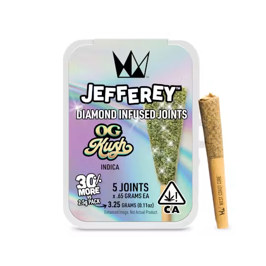 OG Kush Jefferey Infused 5 Pack West Coast Cure