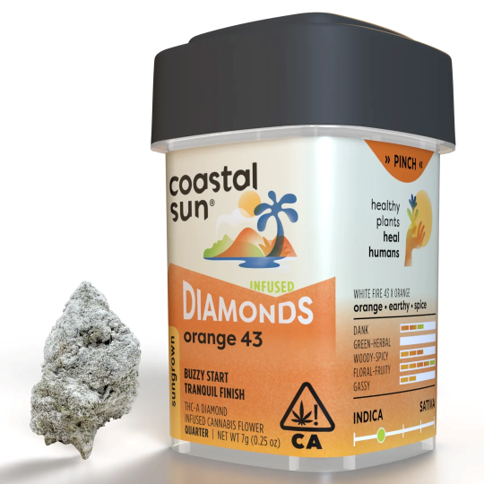 Orange 43 Sungrown Diamonds Coastal Sun