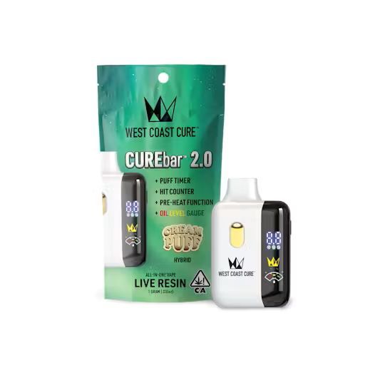 Cream Puff Live Resin CUREbar 2.0 West Coast Cure