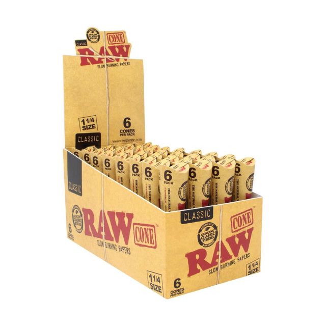 Classic Cones 1 1/4 (6pk) RAW