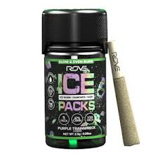 Purple Trainwreck Ice Packs Triple Rove