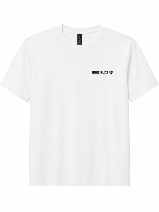 Sticker Logo White Best Budz Sticker Logo White Best Budz