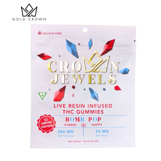 Limited Edition Bomb Pop Gold Crown