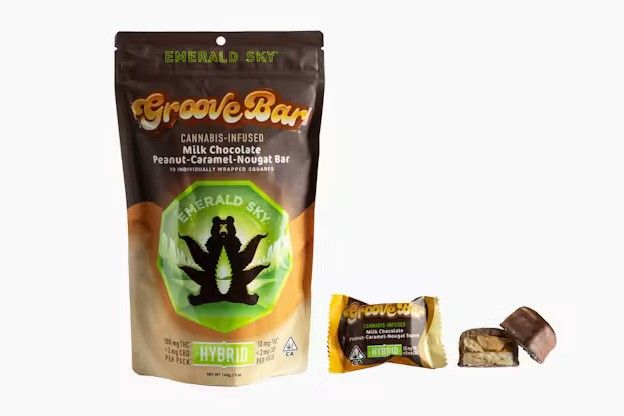 Hybrid GrooveBar Milk Chocolate Peanut-Caramel Emerald Sky