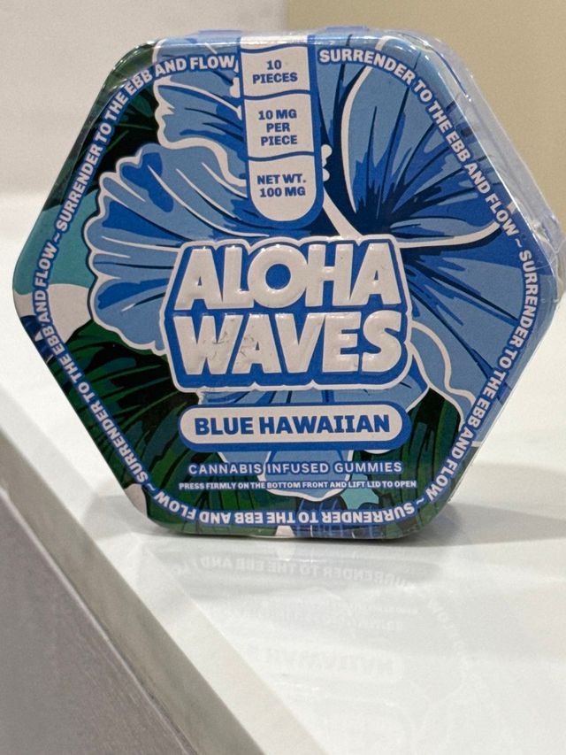 Blue Hawaiian Aloha Waves