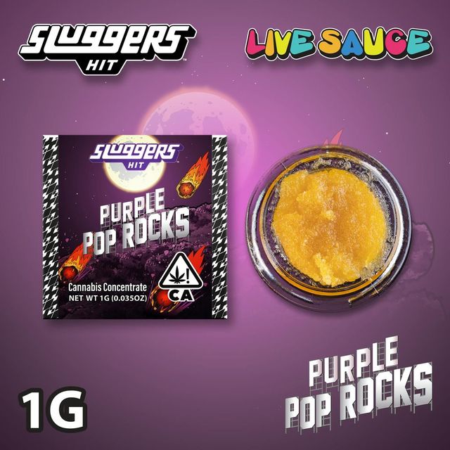 PURPLE POP ROCKS Sluggers