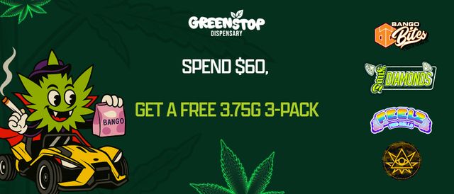 Cannabis Promo, Cannabis Sales, Cannabis Discounts, Cannabis on Sale, Bango – Spend $60, Get a FREE 3.75g 3-Pack