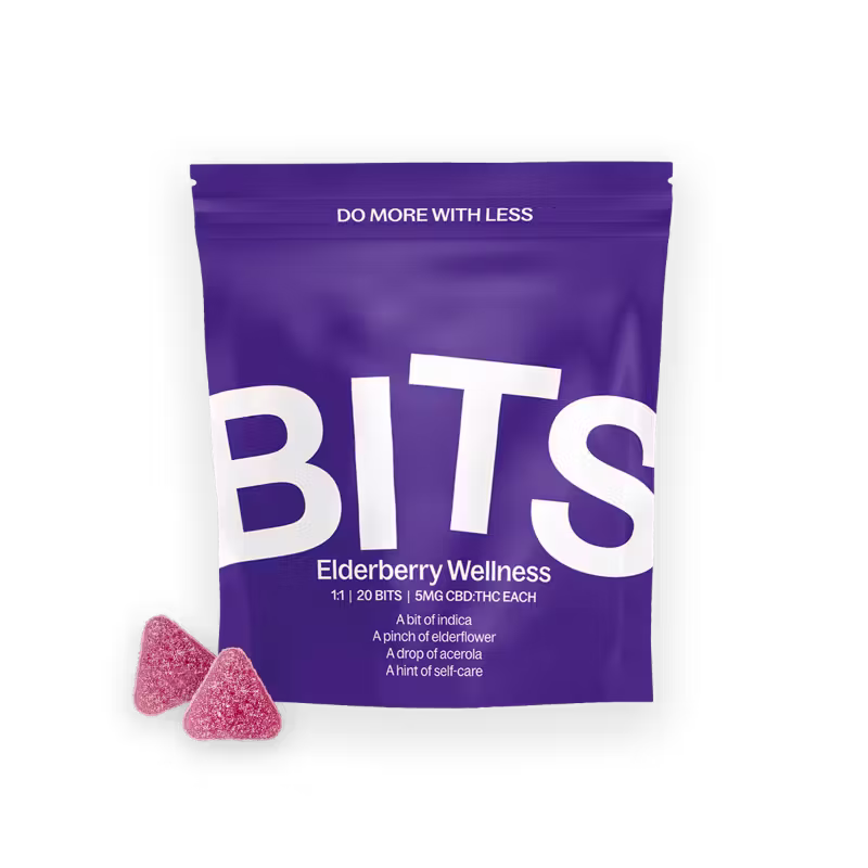 Elderberry Wellness 1:1 (CBD:THC) Bits