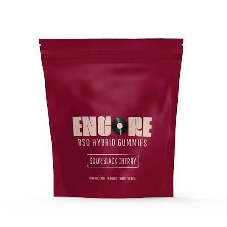 RSO  Sour Black Cherry  Encore Gummies