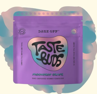 Taste Buds Moondrop Grape(I)(10PK)(100MG THC/50MG CBN)/ Daze Off