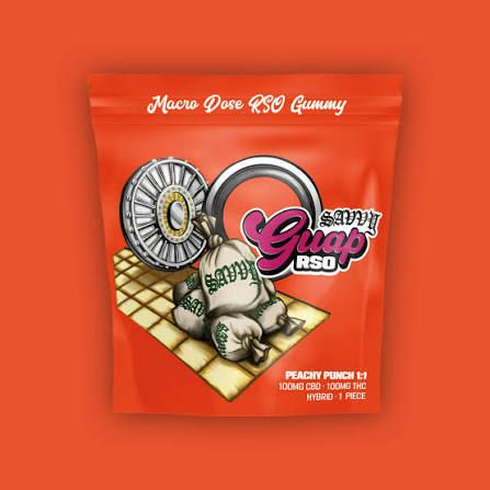 Peachy Punch 1:1 (CBD:THC) Savvy Guap Peachy Punch 1:1 (CBD:THC) Savvy Guap