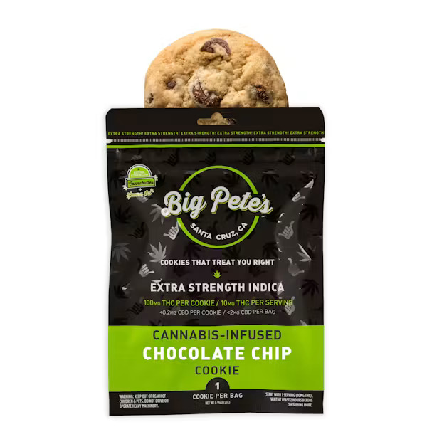 Big Pete's: Chocolate Chip Extra Strength Indica Single - 100mg