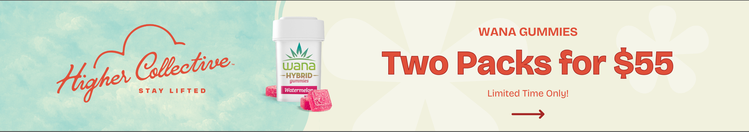 Cannabis Promo, Cannabis Sales, Cannabis Discounts, Cannabis on Sale, 2 Wana Gummies for $55