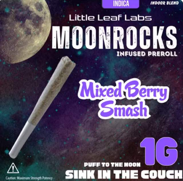 Mixed Berry Smash Moonrock Infused Little Leaf Labs