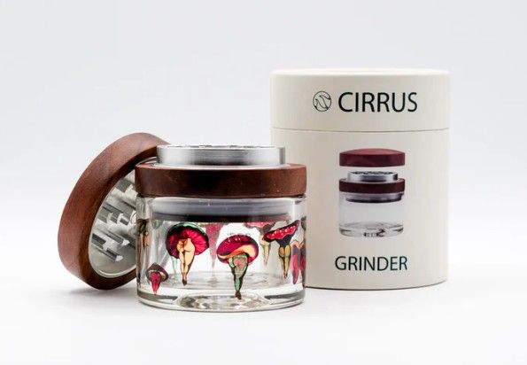 Cirrus Stash Jar "Shroom Booties" ZZZ's
