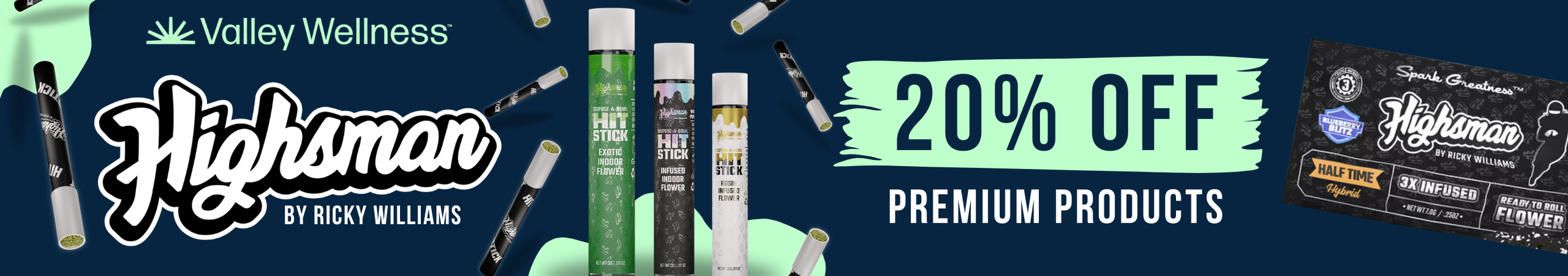 Cannabis Promo, Cannabis Sales, Cannabis Discounts, Cannabis on Sale, 20% Off Highsman!