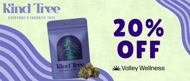Cannabis Promo, Cannabis Sales, Cannabis Discounts, Cannabis on Sale, 20% off Kind Tree Flower!