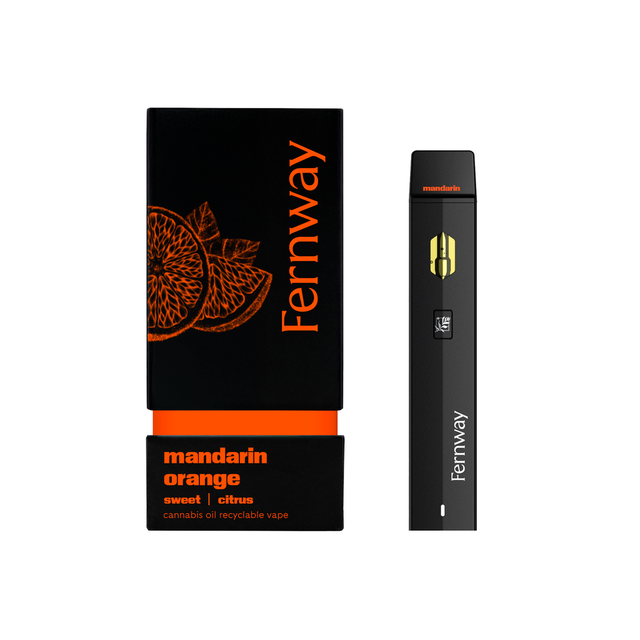 Mandarin Orange 1G Disposable Traveler Fernway