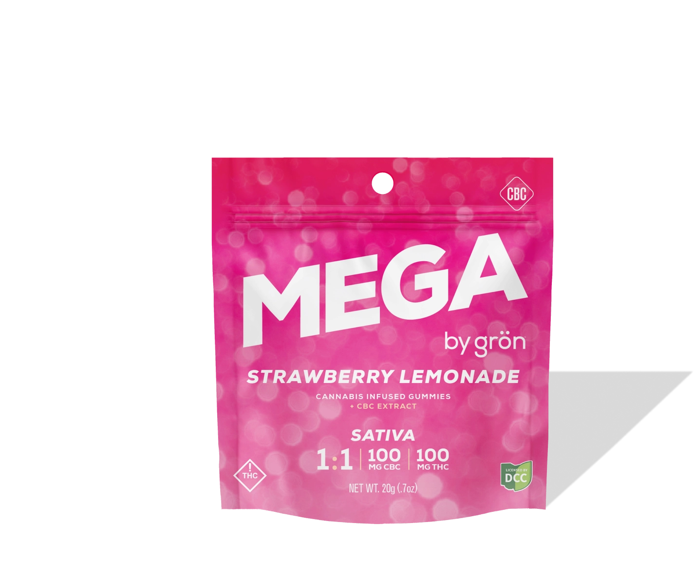 MEGA Strawberry Lemonade 1:1 THC:CBC
