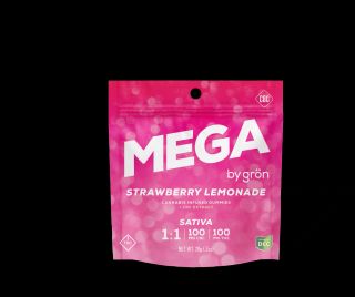 MEGA Strawberry Lemonade 1:1 THC:CBC Gron