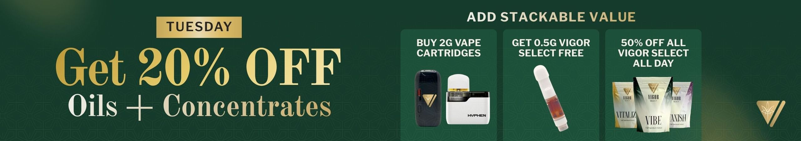 Cannabis Promo, Cannabis Sales, Cannabis Discounts, Cannabis on Sale, Tuesday Sale