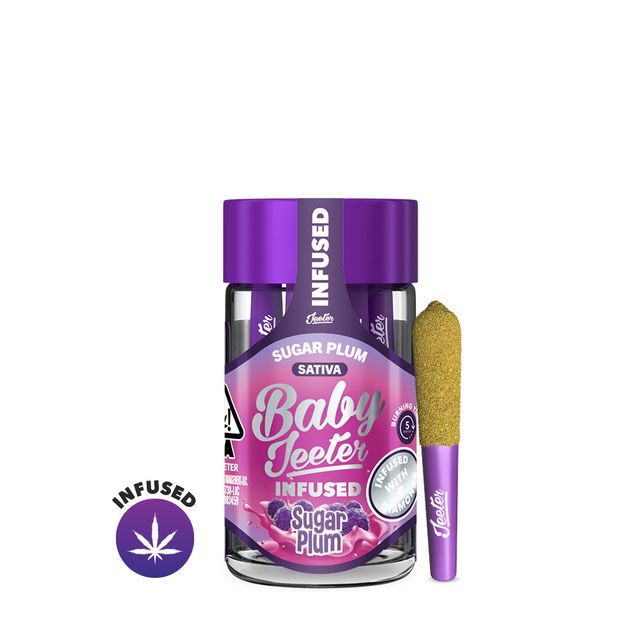 Sugar Plum 5 Pack 0.5G Infused Pre-Rolls Jeeter