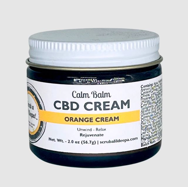 Orange Cream CBD Cream Scrub A Lil Deepa
