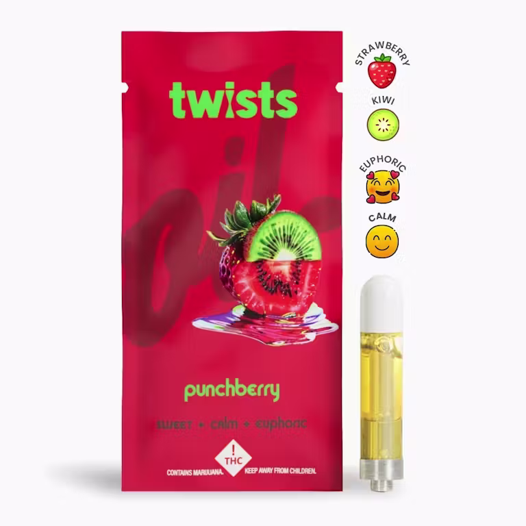 Twists 1G Cart - Punchberry  Oil